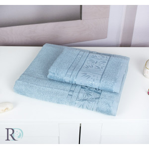 Плътна хавлиена кърпа от бамбук - Blue Плътна хавлиена кърпа от бамбук - Blue